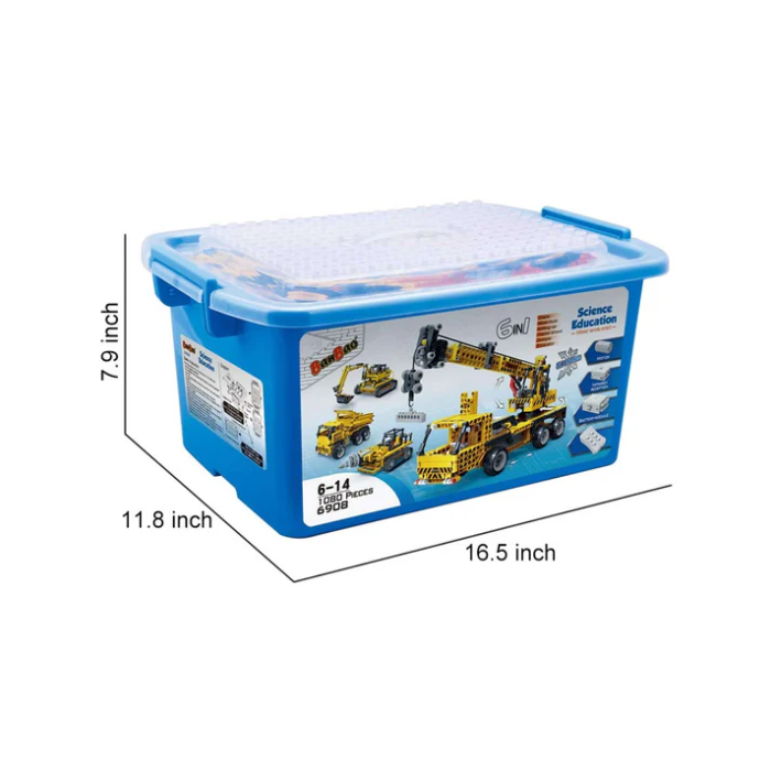 BanBao 6 in 1 Infrared Remote Control Building Blocks - Stem Robotic Kit for Kids -STEM Kits -Robotic Kits -Robocraze