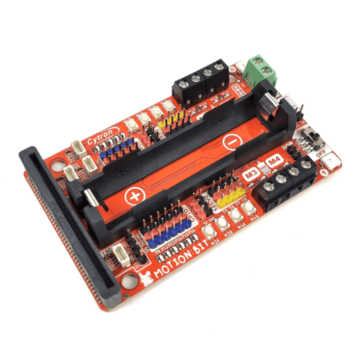Cytron MOTION:BIT Robotics Expansion Board for micro:bit -Development Boards -BBC Micro:Bit -Boards BBC Micro:Bit -Robocraze