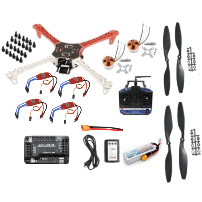 Quadcopter DIY Drone Combo Kit - DIY Drone Kits - DIY Drone Parts - Robocraze