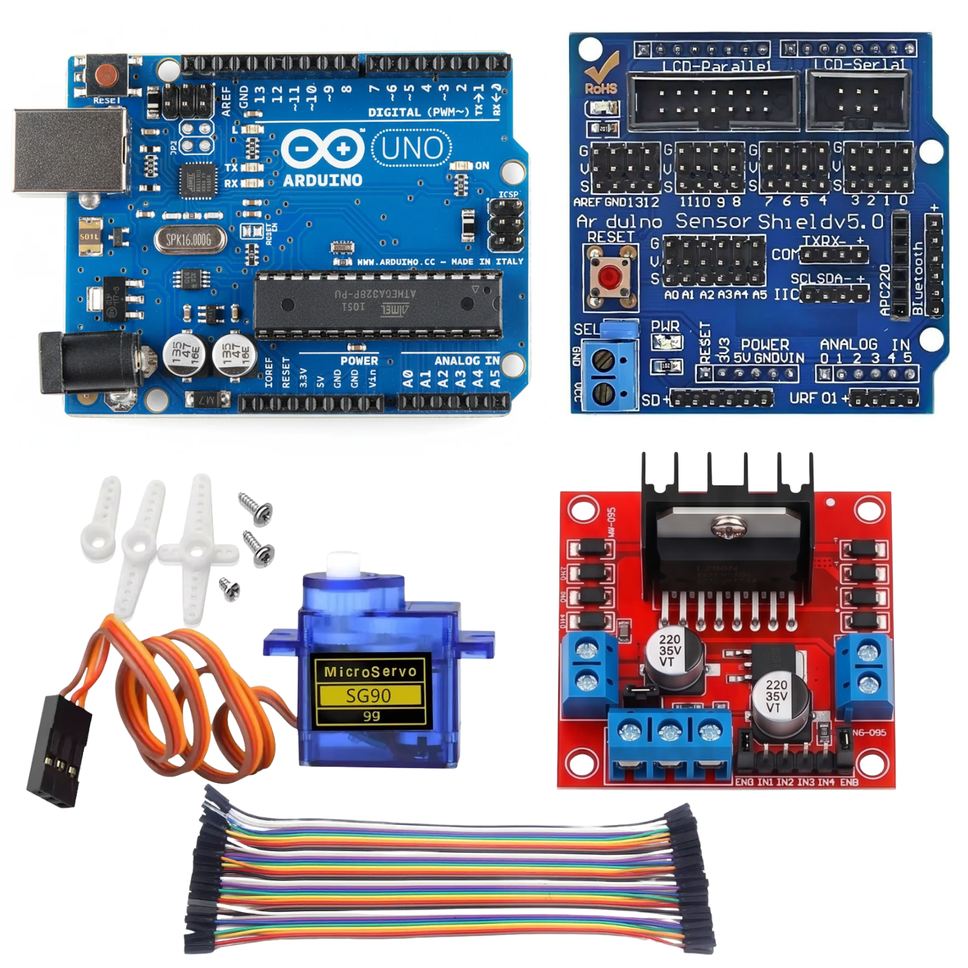 DIY Uno Project Smart Robot Car Kit V3.0 -DIY Kits -Robotic Kits -Robocraze