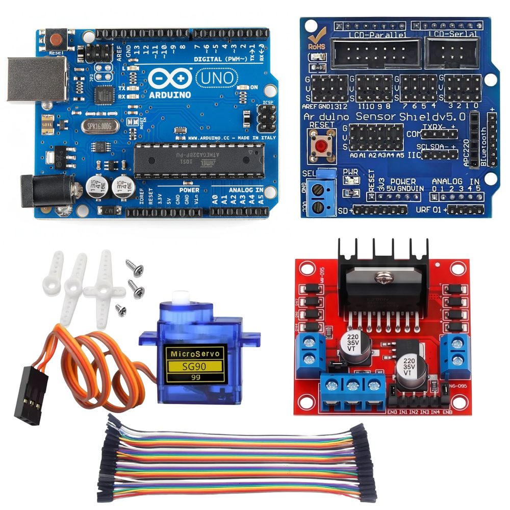 DIY Uno Project Smart Robot Car Kit V3.0 -DIY Kits -Robotic Kits -Robocraze