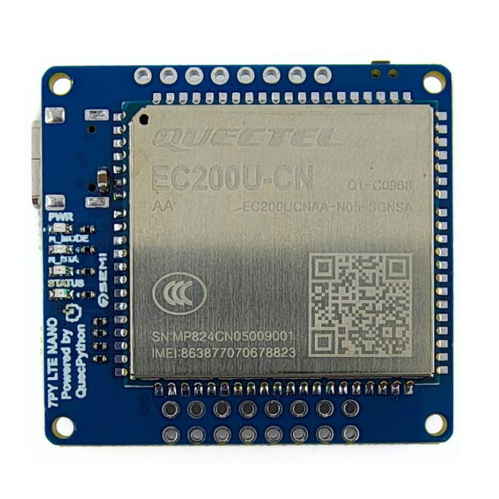EC200U QuecPython LTE 4G GNSS Nano Modem with 26V Range -7Semi – Robocraze
