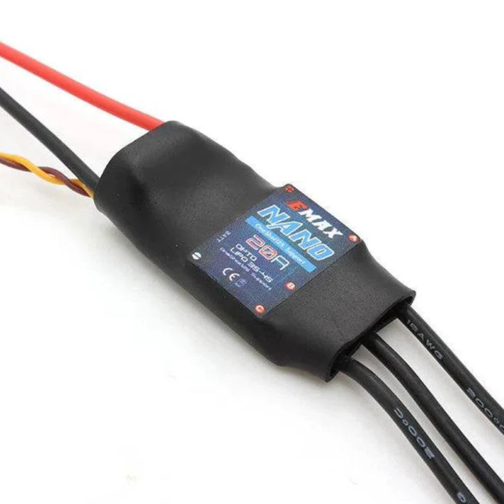 EMAX Nano Series 20A BLHeli Oneshot125 3-4S Electronic Speed Controller -Drone Parts -ESC for Drones -Robocraze