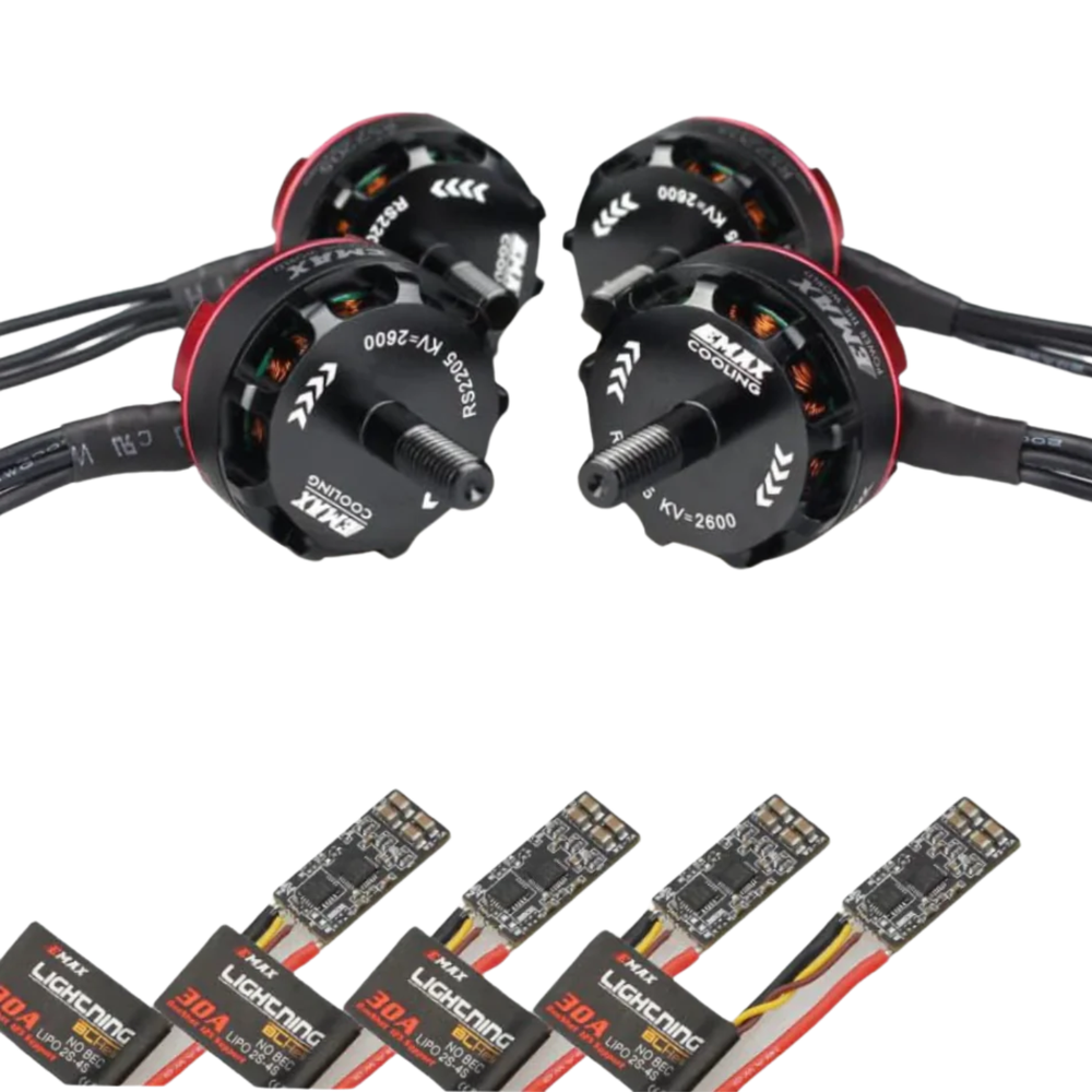 EMAX RS2205 2-4S Race Spec 2600KV Brushless Motor Kit -Drone Parts -Drone Motors -Robocraze