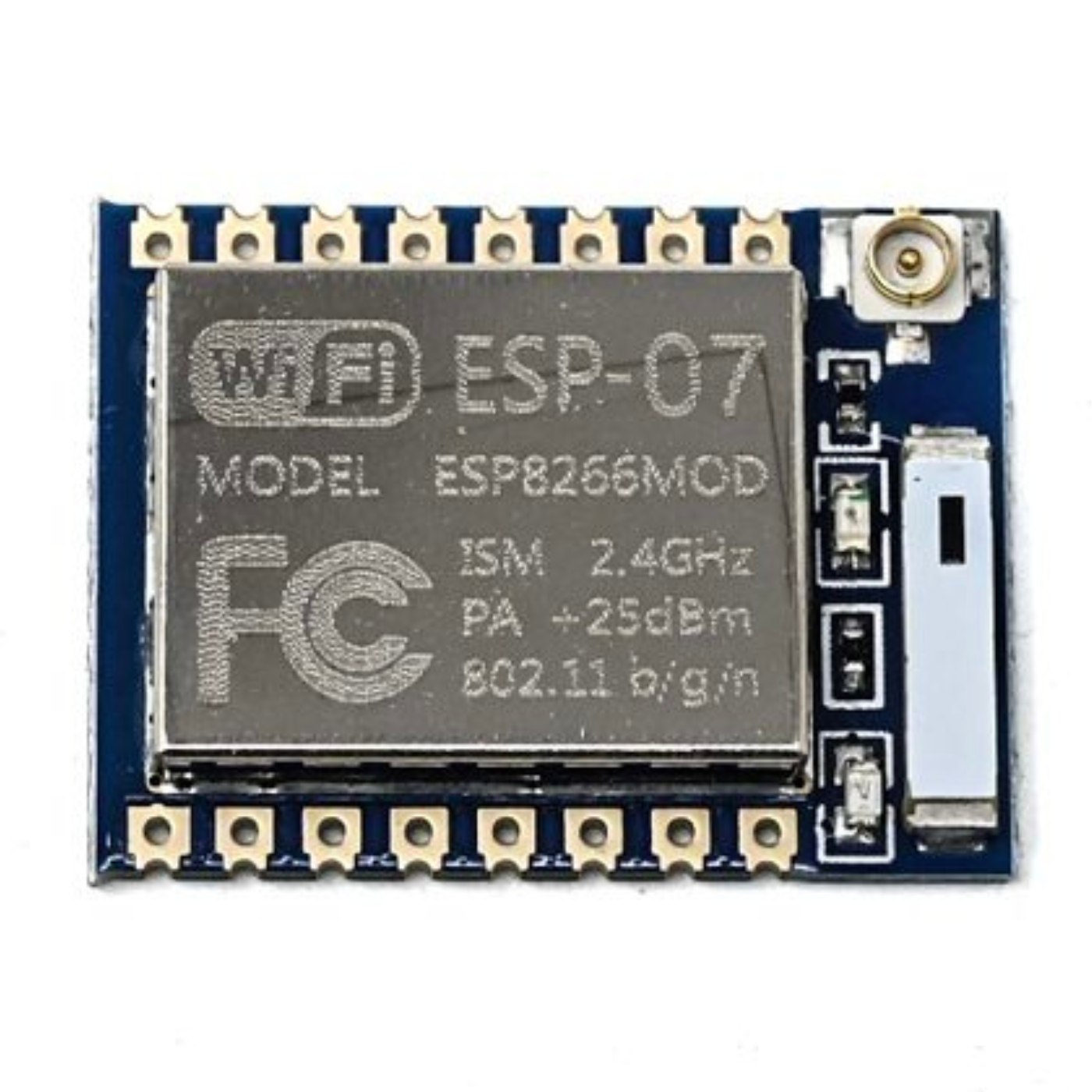ESP8266 ESP-07 WiFi Module – ESP-07 WiFi transceiver for IoT. -Nodemcu ESP Board -Robocraze
