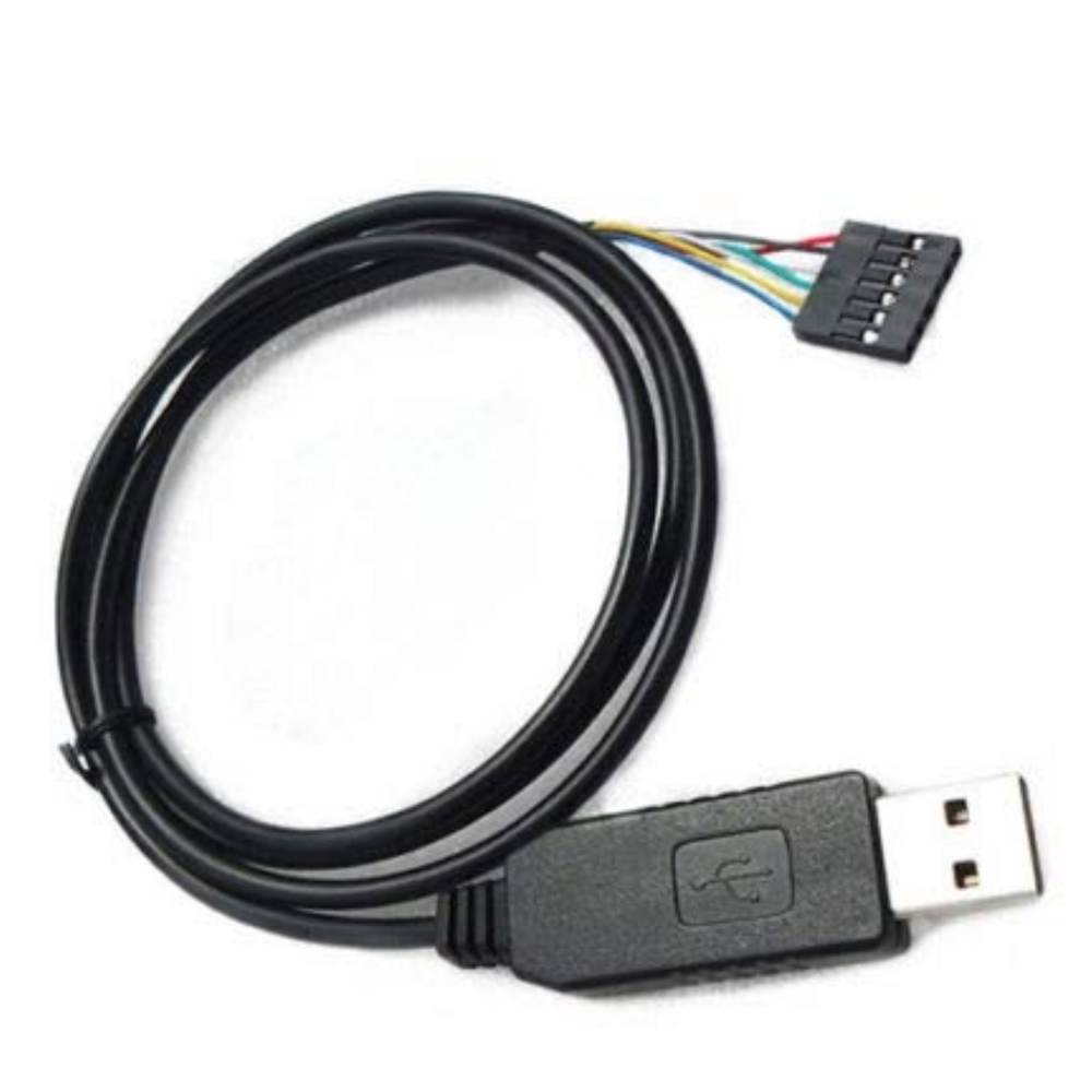 FT232RL FTDI USB to TTL UART Serial Adapter Cable for Arduino (6-Pin) -Cables -USB Cable -Robocraze