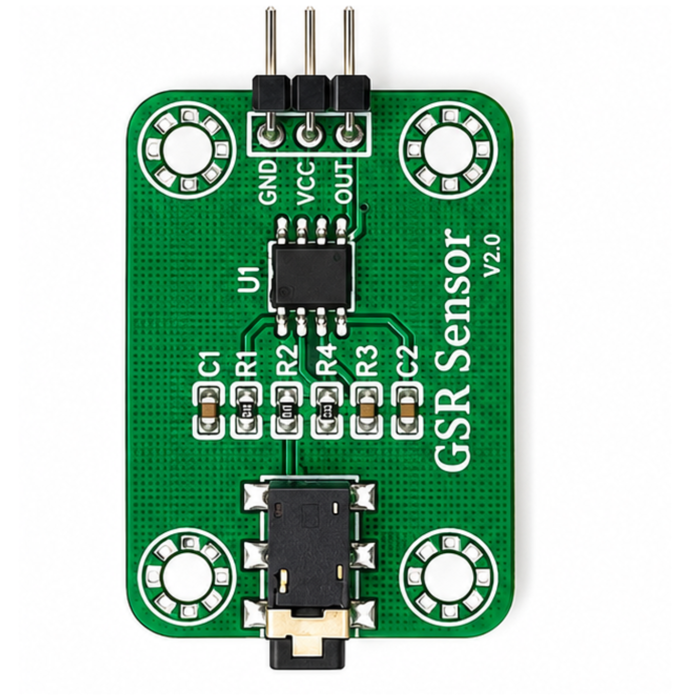 GSR Skin Current Sensor V2.0 - Biofeedback sensor for stress detection. -GSR Sensor -Biomedical Sensor -Robocraze