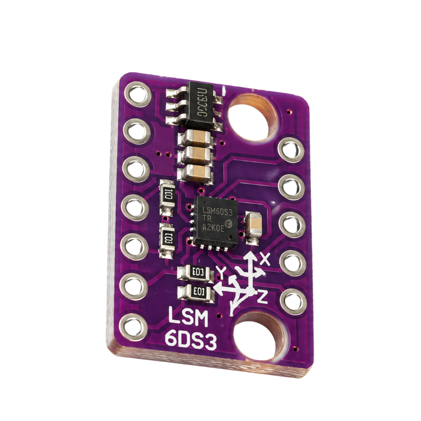 GY-LSM6DS3 Accelerometer, Gyroscope & Digital Temperature Sensor Module -Sensors -Accelero/Gyro -Robocraze