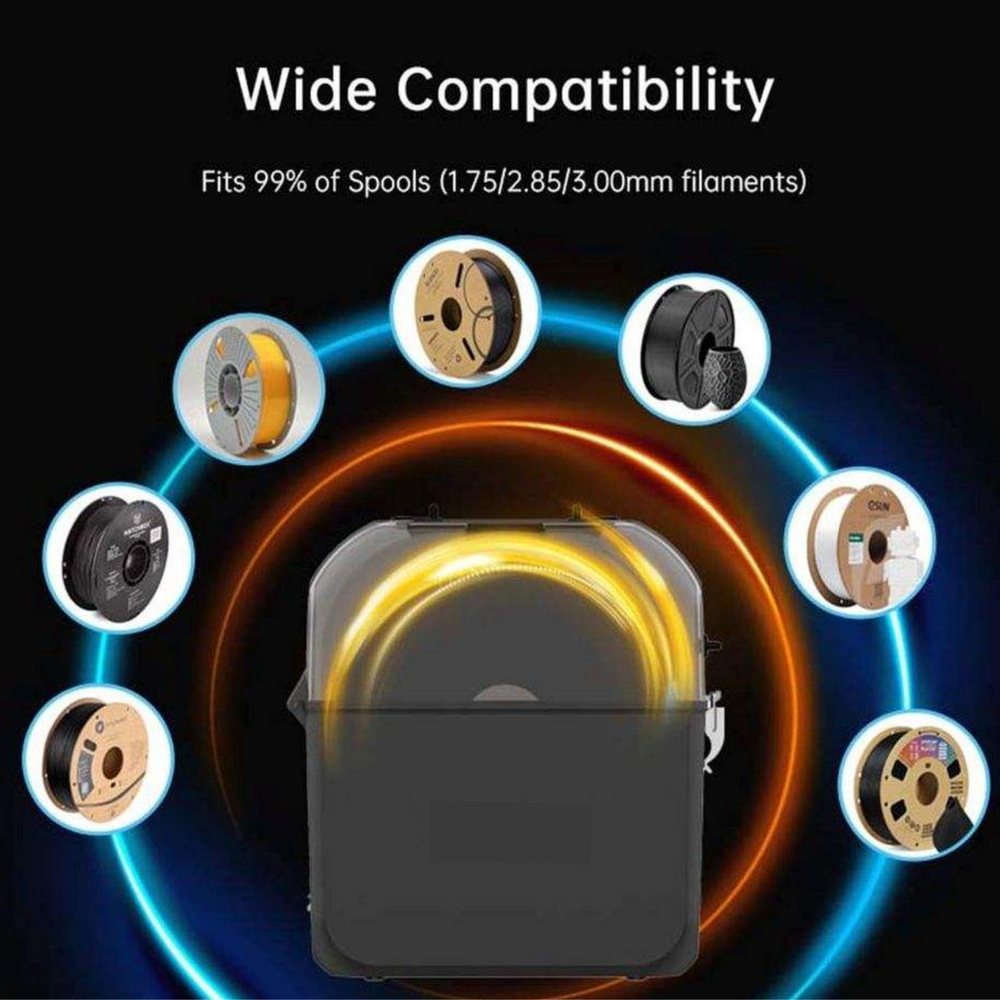 Goofoo D100 3D Printer Single Filament Dryer Box -Black Color -3D Printers/Pens -Filaments -Robocraze