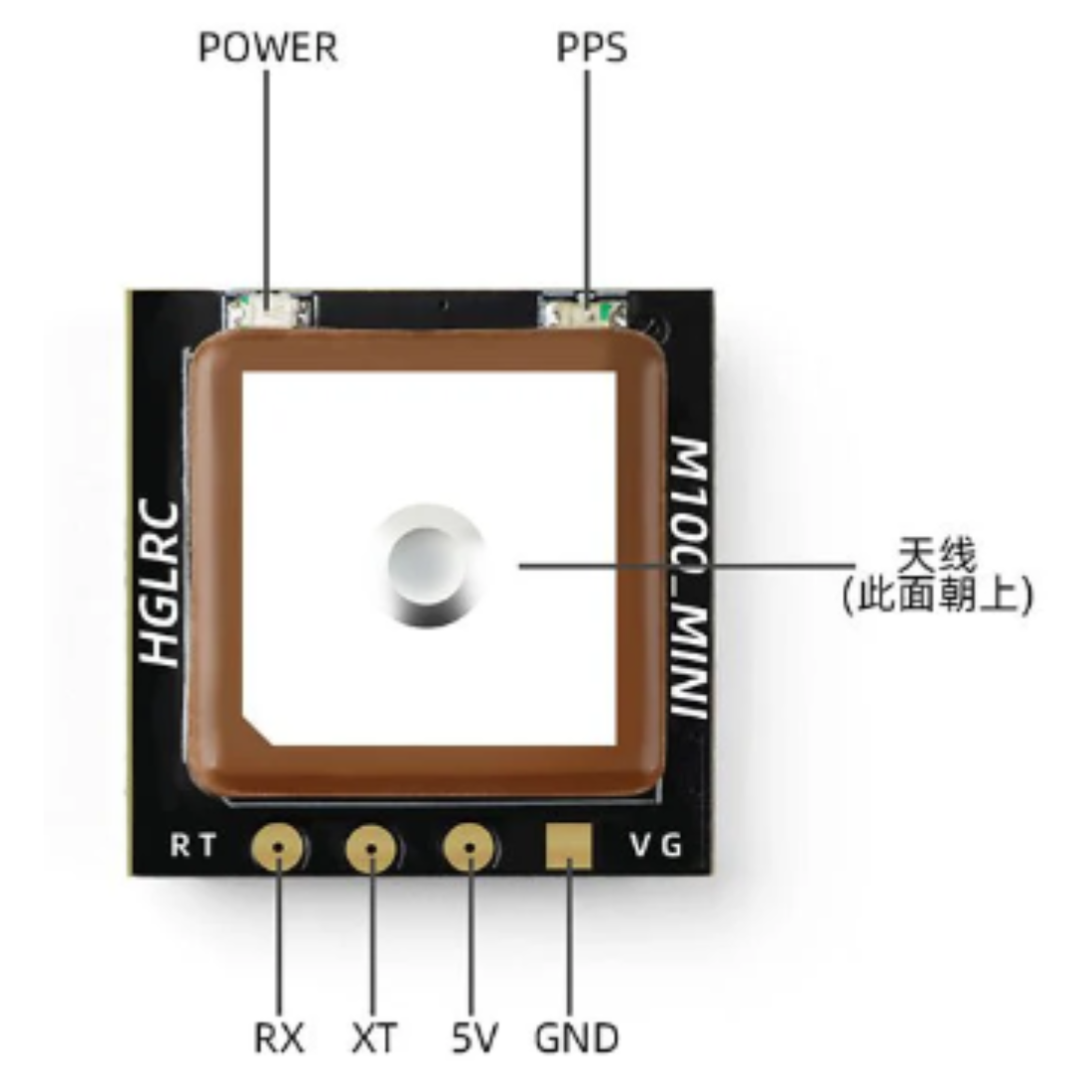 HGLRC M100 MINI GPS -IOT & Wireless Boards -GSM, GPS & GPRS -Robocraze
