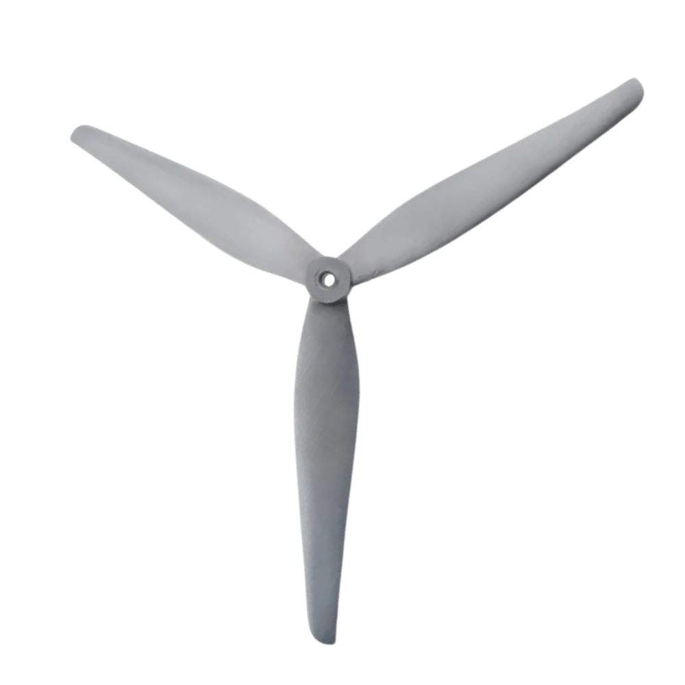 HQProp 15X7X3 (1 CW + 1 CCW) Black-Glass Fiber Reinforced Nylon Drone Propeller -Drone Parts -Drone Propellers -Robocraze