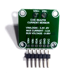 INA219 I2C Voltage, Current, Power Monitor Sensor Breakout Board -7Semi -Electronic Modules -Breakout Boards -Robocraze