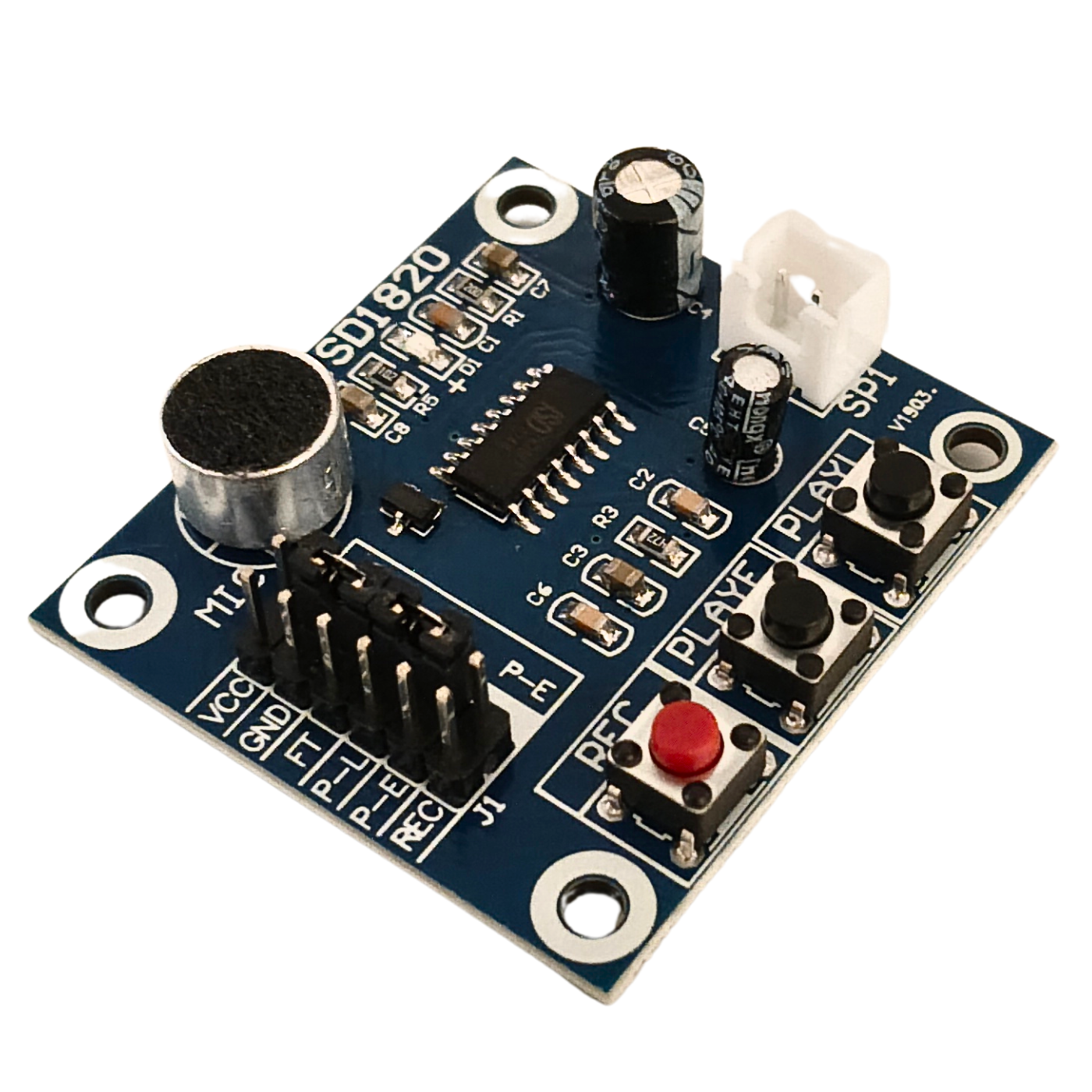 ISD1820 Sound Voice Board Recording Module – ISD1820-based voice recording and playback module -Voice Module -Robocraze