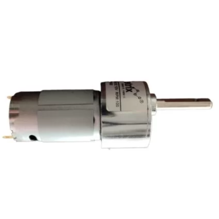 Johnson DC Geared Motor 12V 100 RPM (Grade A) -Motors & Mechanical -Johnson Motor Grade A -Robocraze