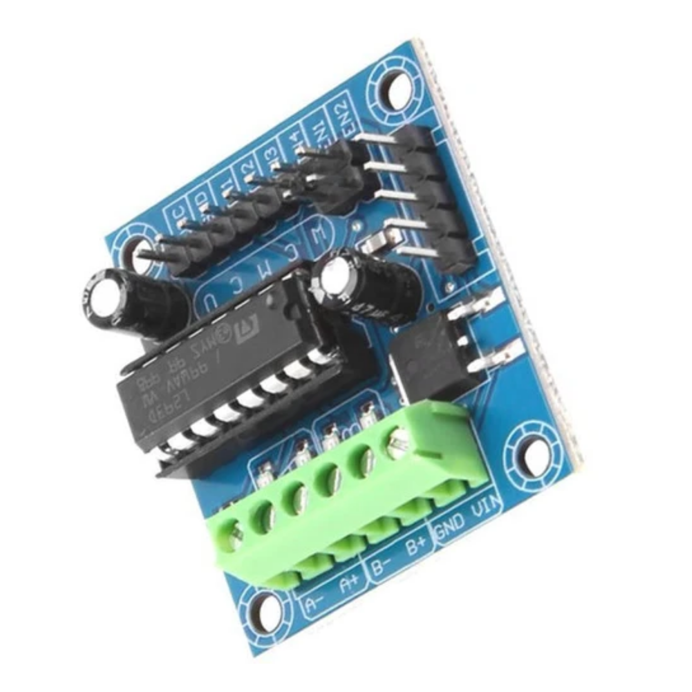 L293D 4-Channel DC Motor Driver Module -Motors & Mechanical -Motor Drivers -Robocraze