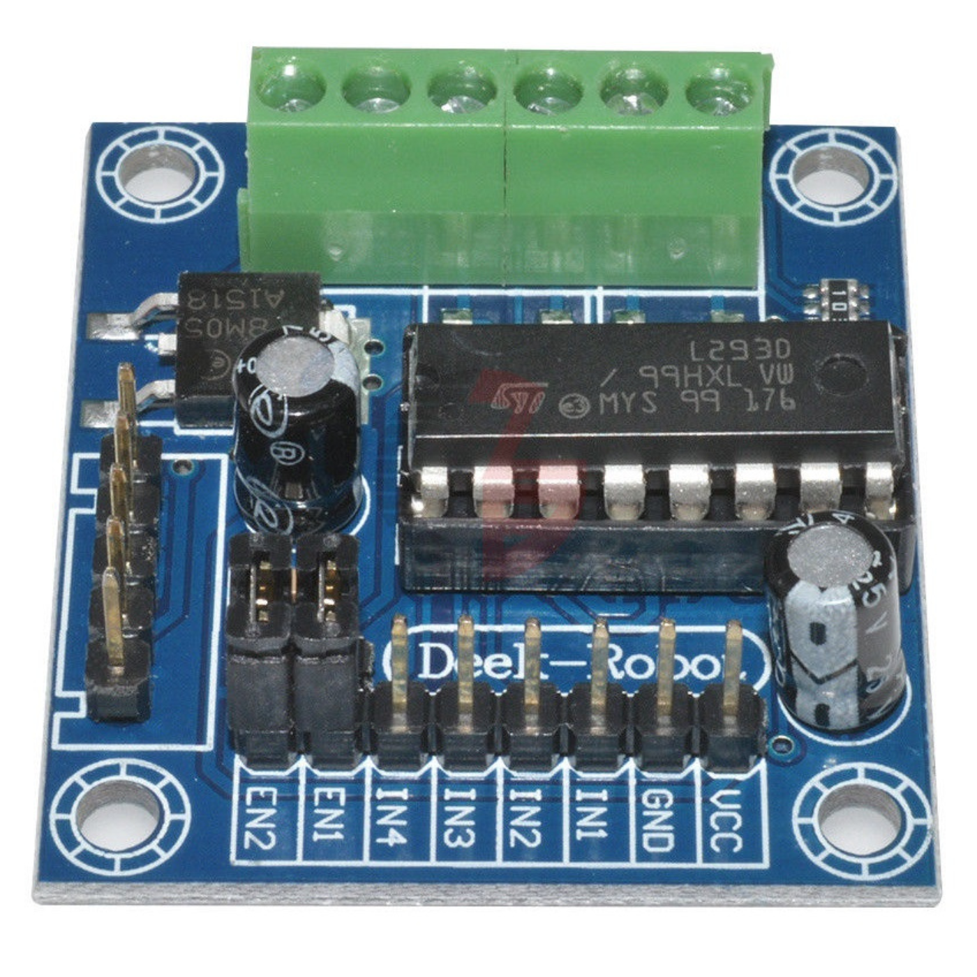 L293D 4 Channel DC Motor Driver – Multi-channel motor driver for Arduino, Raspberry Pi & DIY electronics – Robocraze