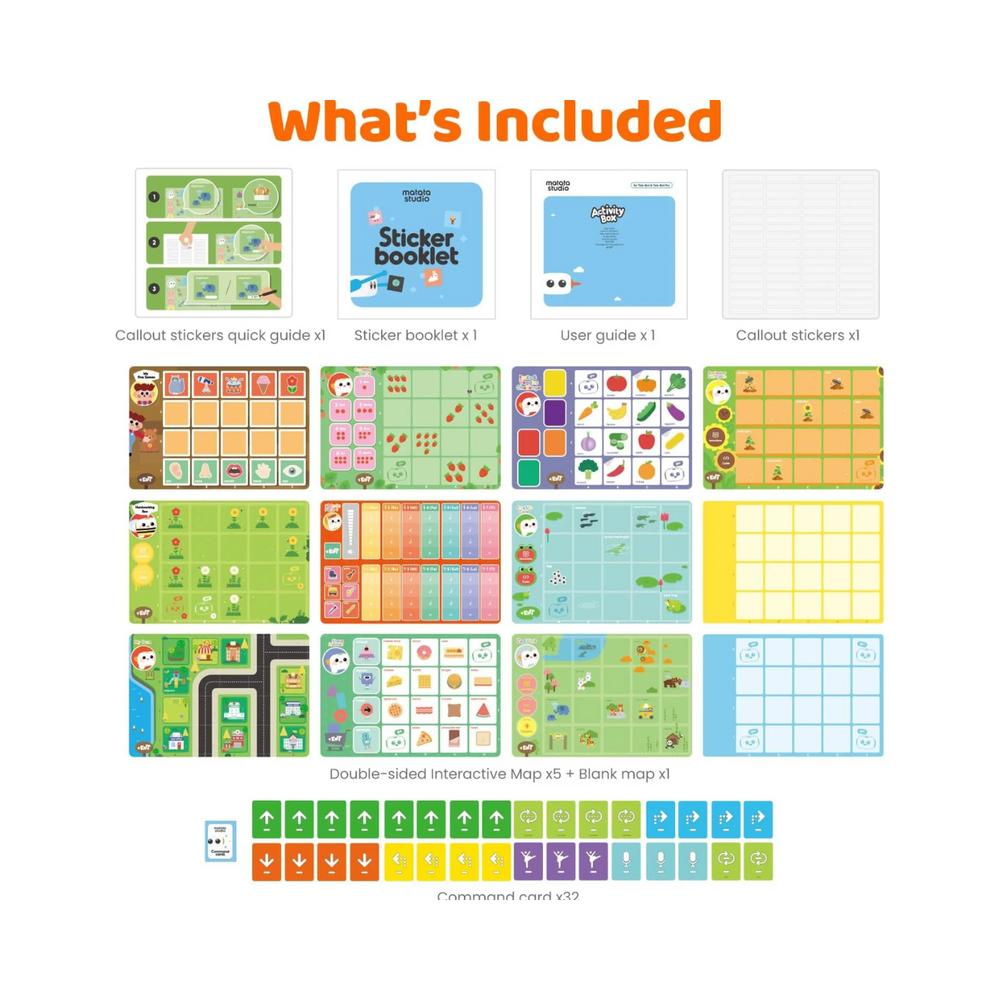 MatataStudio Activity Box Add-on Pack for Both Tale-Bot Robot -DIY Kits -School Kits -Basic Kits -Robocraze