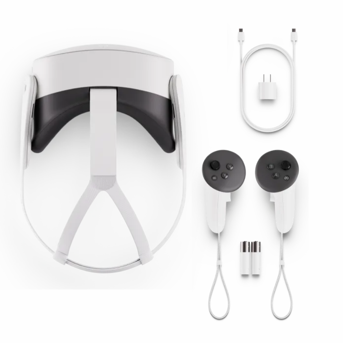 Original Meta Quest 3S VR Headsets 128GB – Immersive DIY Kits, STEM Kits, and Robot Kits for VR experiences - Robocraze