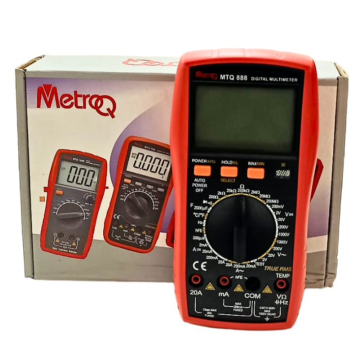 MetroQ MTQ-888 Digital Multimeter - Robocraze