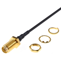 Mini PCI U. FL to SMA Female Pigtail Cable – 10cm IPX to SMA Extension -IoT & Wireless -GSM/GPS/GPRS -Robocraze