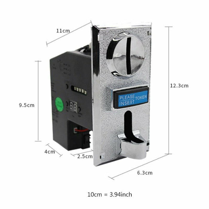 Multi Coin Acceptor for Vending Machines – Accepts multiple coin types with precision.-Vending Machine Sensor -Robocraze