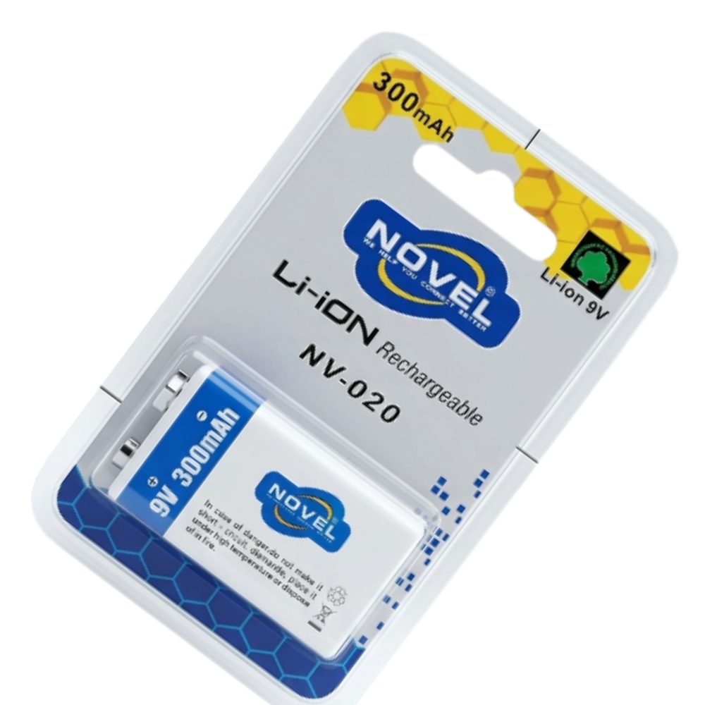 Novel NV 300mAh Li-ion Rechargeable Battery - Li Ion Batteries - Robocraze