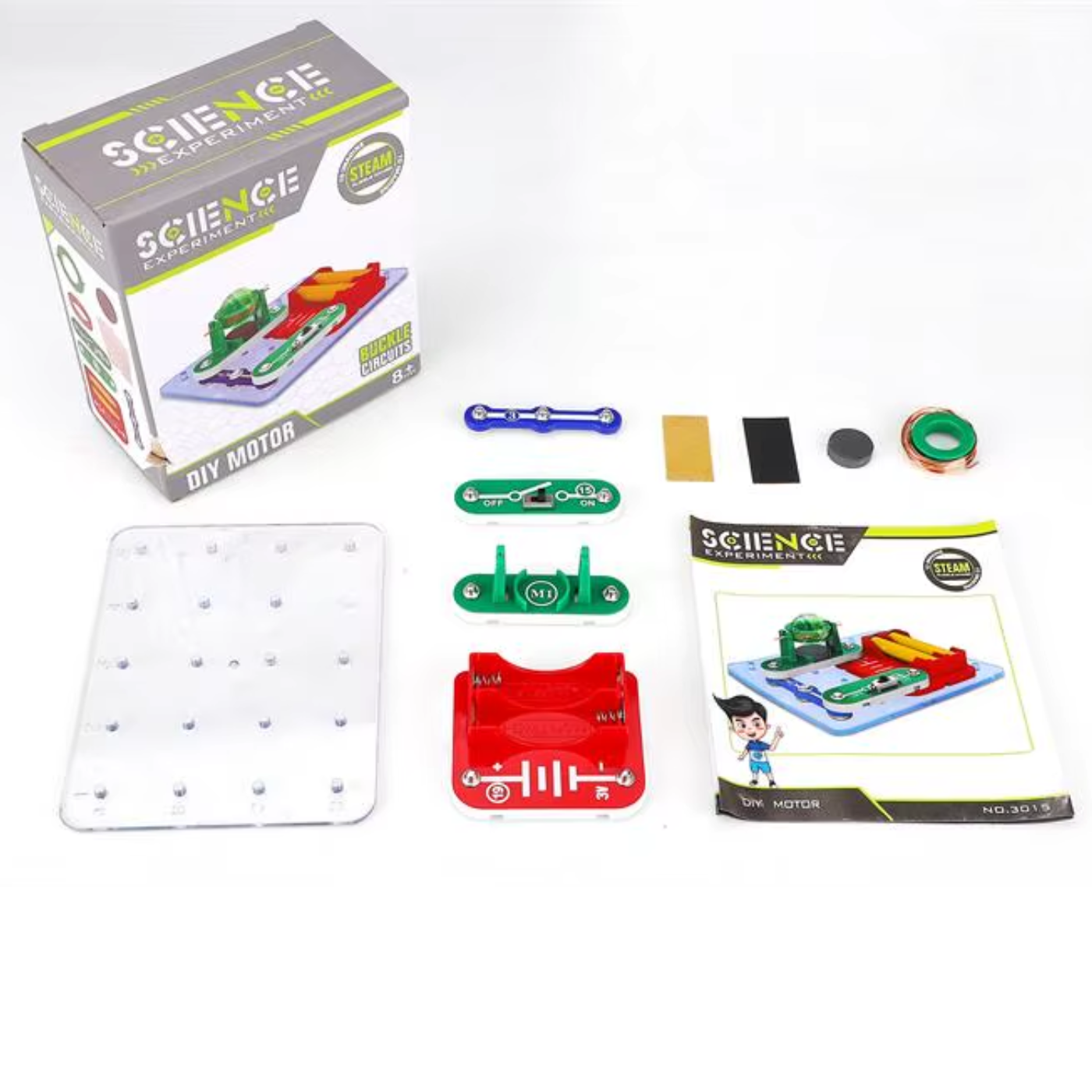 Pludo Build Your Own Motor Circuit – The Ultimate DIY Electric Motor Adventure | Grades 6–7 | Ages 11–12 -DIY Kits - Pludo Educational Kits - Robocraze