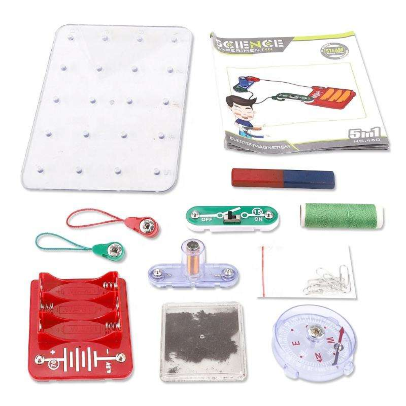 Pludo Electromagnetism Explorer Circuit - Unlock the Invisible Power of Magnetism | Hands-On STEM Learning (Grades 5-6 | Ages 10-11) -DIY Kits - Pludo Educational Kits - Robocraze