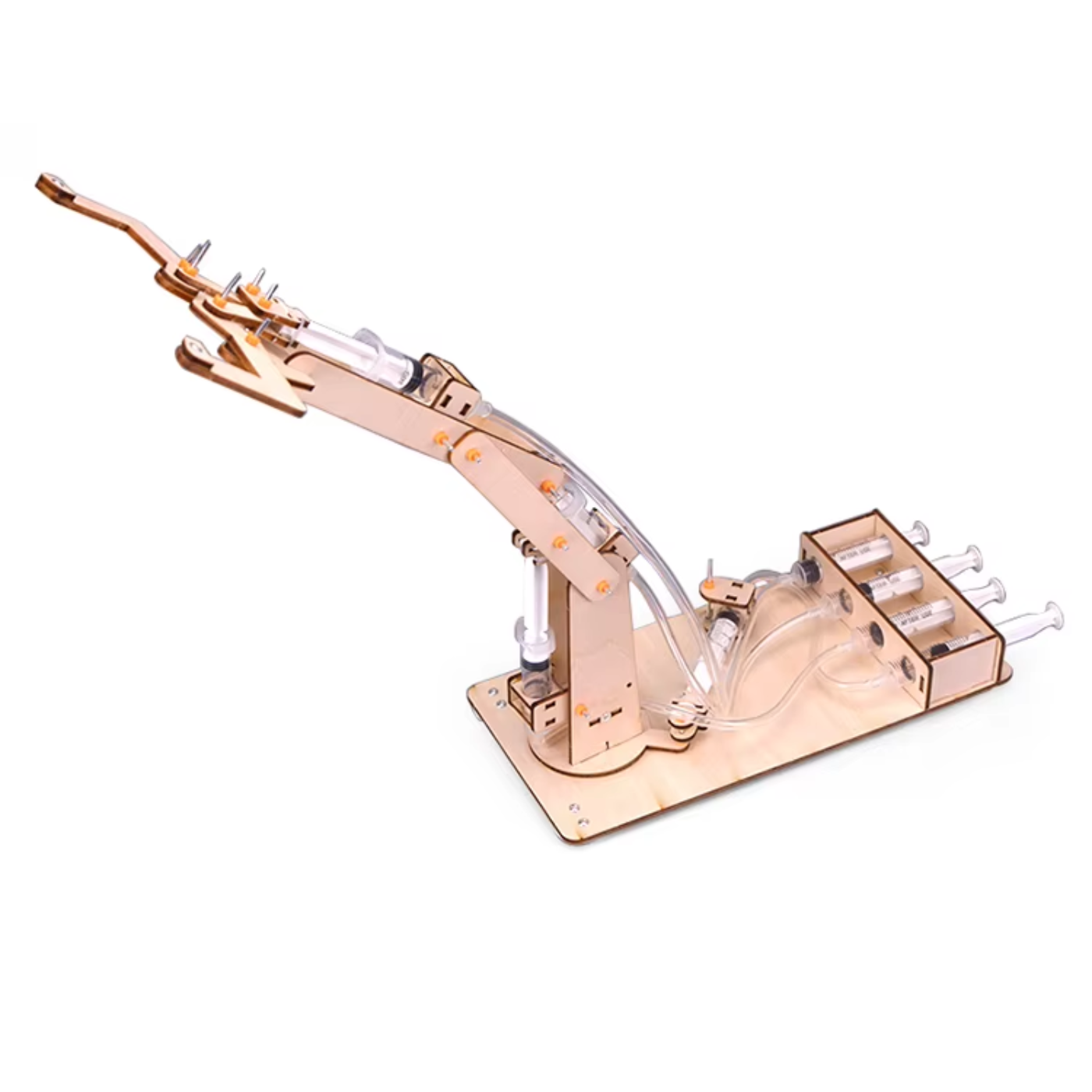 Pludo Robotic Arm – DIY Science Experiment Kit for Kids 11–14 | Mechanics and Hydraulic STEM Toy (Grade 6–8) - DIY Kit -Pludo Education Kit -Robocraze