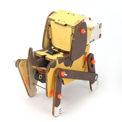 Pludo Robotic Walking Dog - STEM Toy on Motion & Robotics for Ages 8–11 | Grade 3 to 5 -DIY Kit -Pludo Educational Kit -Robocraze