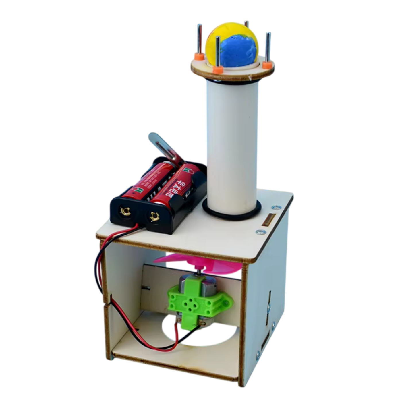 Pludo STEM Air Glide Kit – DIY Science Kit for Kids 11–14 | Grade 6–8 Bernoulli’s Principle Air Levitation Experiment -DIY Kit -Pludo Education Kit -Robocraze