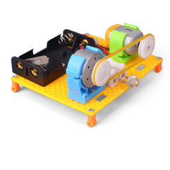 Pludo STEM Kit Electro Spin – DIY Educational Toy for Kids 11–14 | Grade 6–8 Motor Generator Science Experiment Kit -DIY Kit -Pludo Education Kit -Robocraze