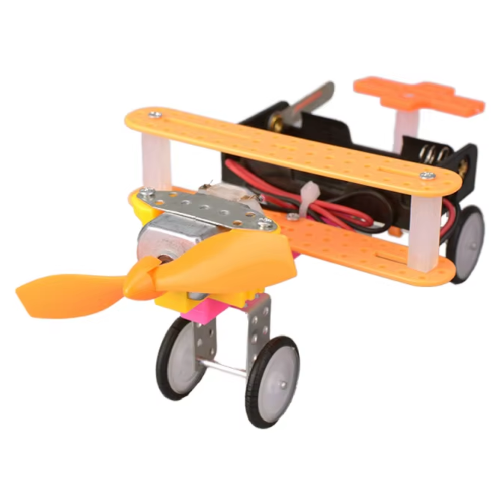 Pludo STEM Kit Power Flight – DIY STEM Toy for Kids 11–14 | Grade 6–8 Electrodynamic Conversion Airplane Project -DIY Kit -Pludo Education Kit -Robocraze