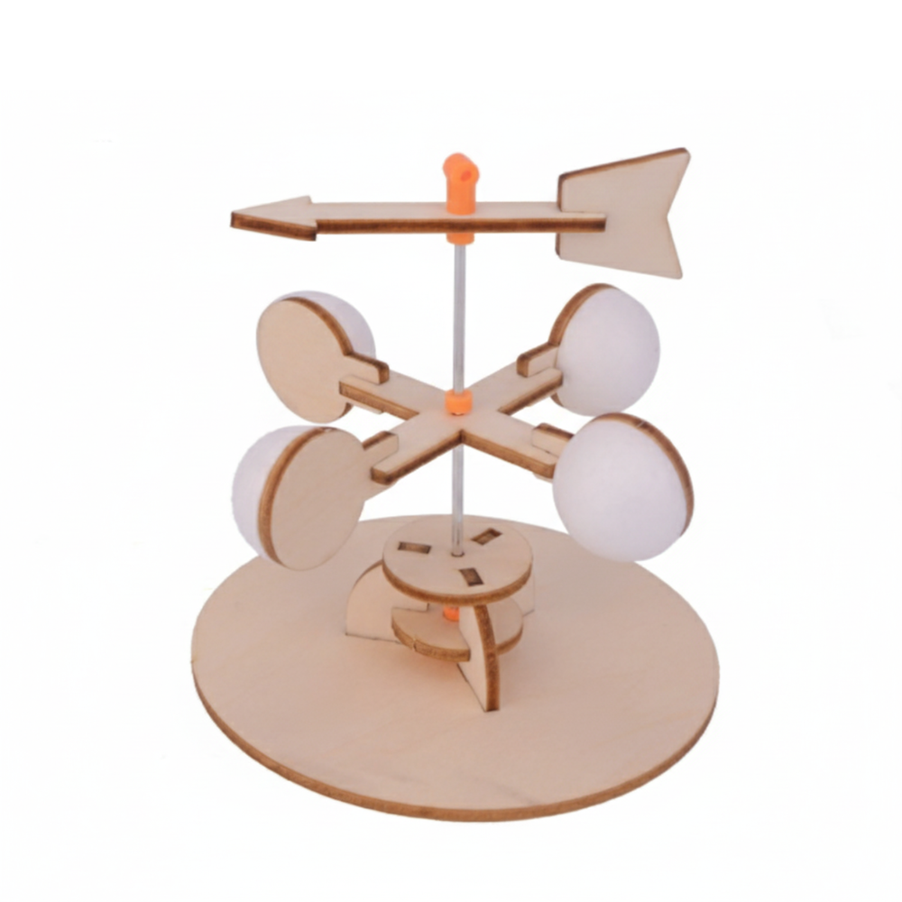 Pludo Wind Vane DIY STEM Kit – Wind Direction Educational Toy for Kids 8–11 | Grade 3–5 -STEM Kits -Pludo Educational Kits -Robocraze