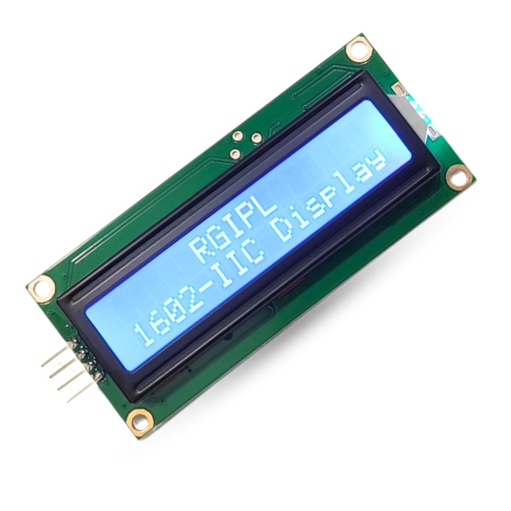 RG1602A-IIC(P) Blue LCD Display With I2C PCF8574T -Display Modules -LCD Displays -Robocraze