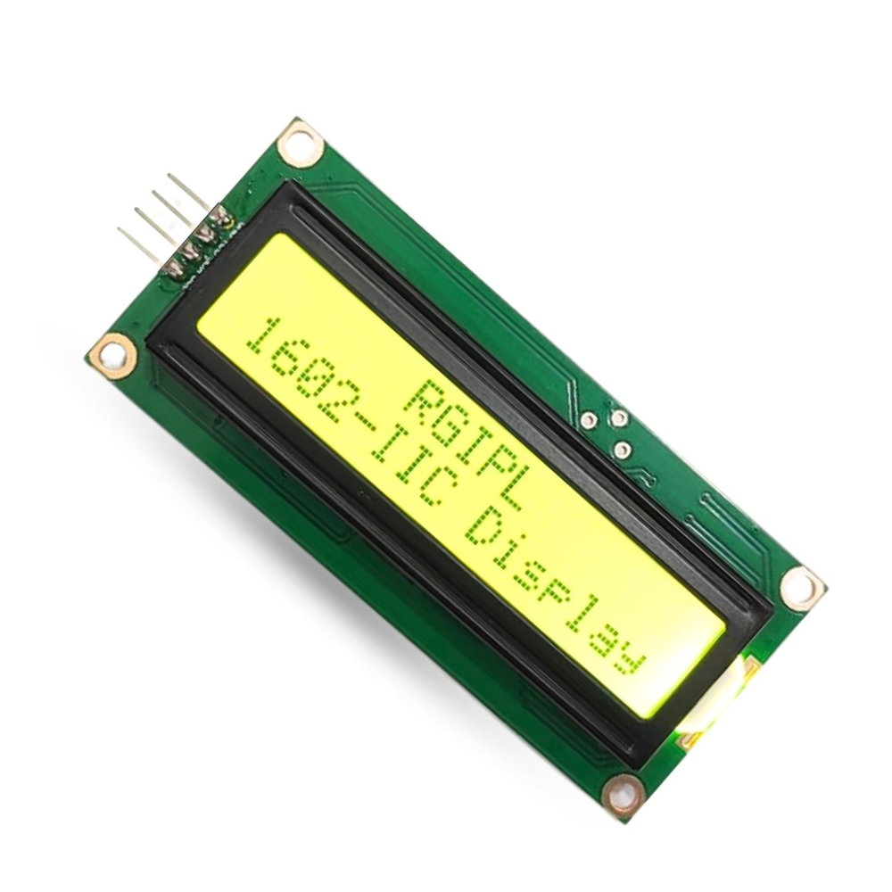 RG1602A-IIC(P) Green LCD Display With I2C PCF8574T -Display Modules -LCD Display -Robocraze