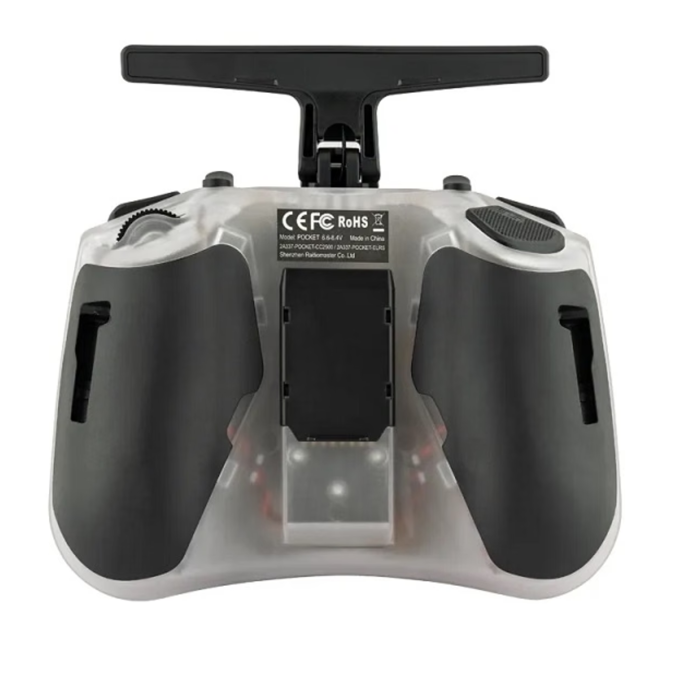 RadioMaster 2.4GHz Pocket ELRS Radio Controller Built-in LED Light – Transparent Edition -Drone Parts -Remotes -Robocraze