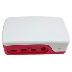 Raspberry Pi 4 Case Red & White (Chinese) – Bold Official Raspberry Pi Case for Pi 4 in red & white. -Robocraze