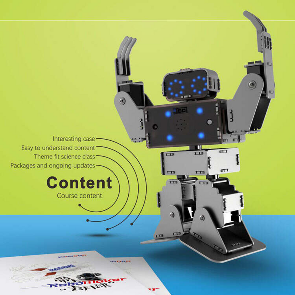 RoboMaker JMC-SV-1707 10 DOF Humanoid Robot Kit -DIY Kits -Robotic Kits -Robocraze