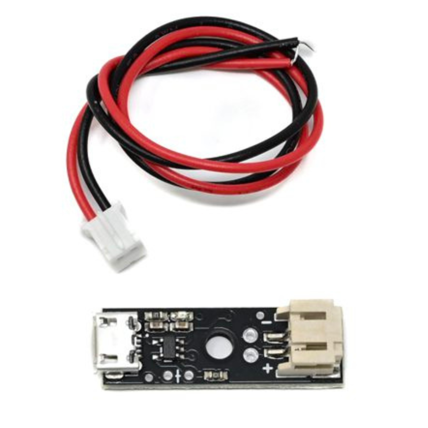 SmartElex 3.7V Basic micro-USB LiPo Charger -500mA -Batteries & Power Supply -Battery Chargers -Robocraze
