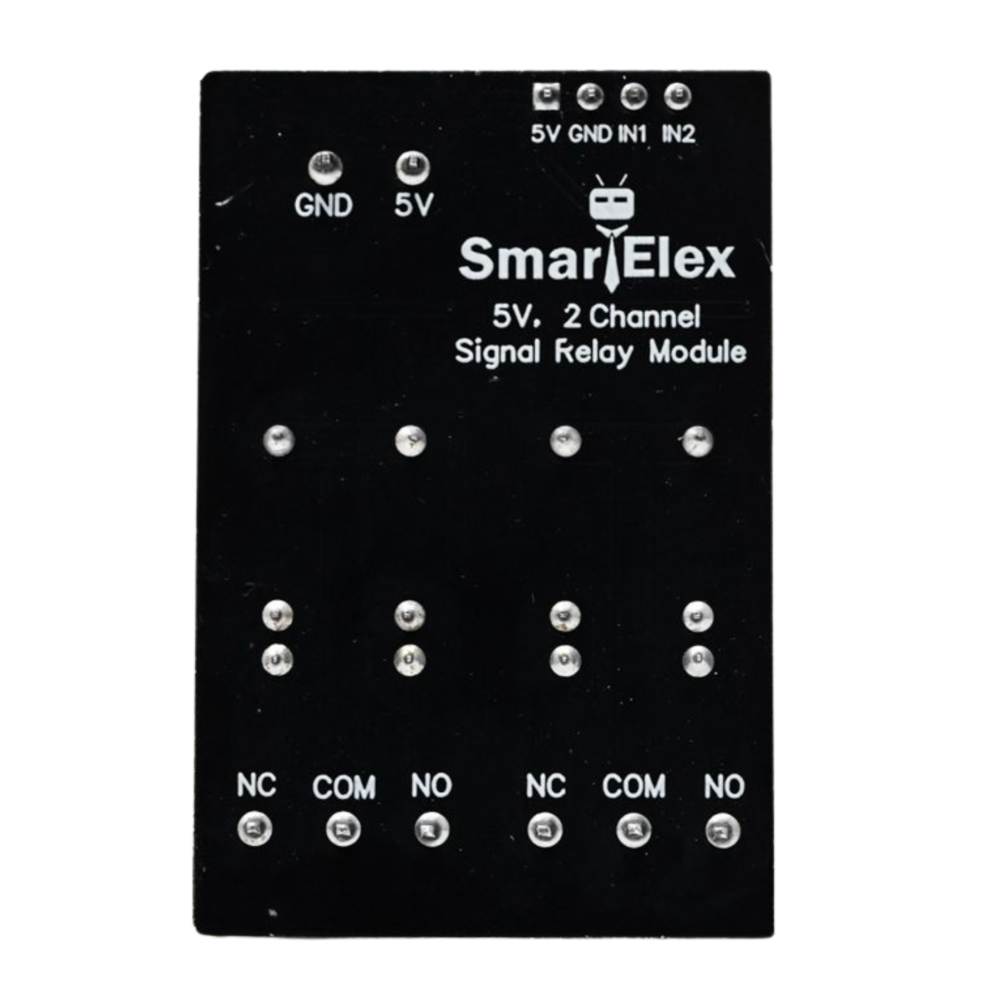 SmartElex 5V 3A 2 Channel Signal Relay Module -Electronic Modules -Relays -5V Relays Modules -Robocraze