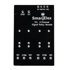 SmartElex 5V 3A 2 Channel Signal Relay Module -Electronic Modules -Relays -5V Relays Modules -Robocraze