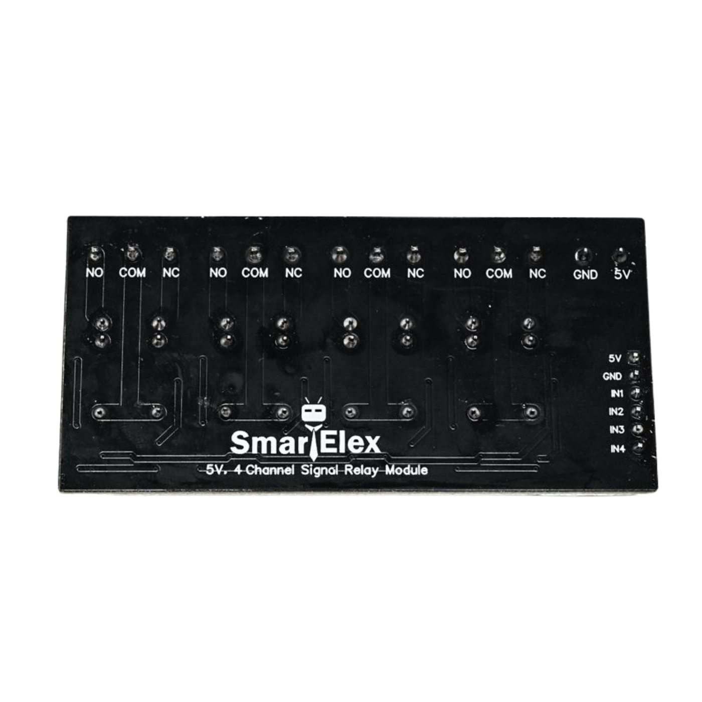 SmartElex 5V 3A 4 Channel Signal Relay Module -Electronic Modules -Relays -5V Relays Modules -Robocraze