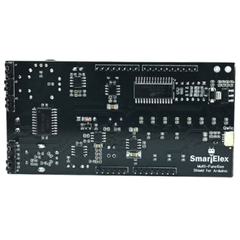 SmartElex Bharat Explorer Shield Compatible with Arduino Uno R3 R4 and Q -Robocraze
