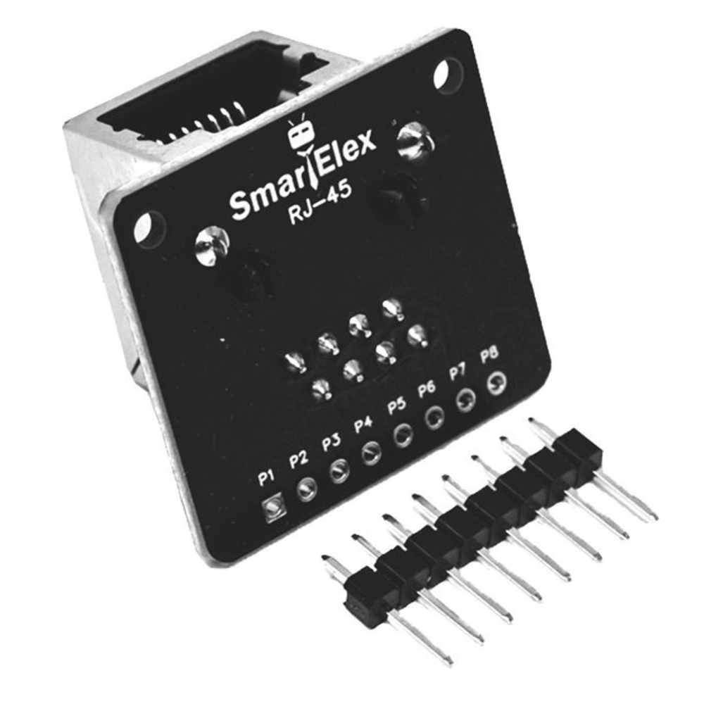 SmartElex RJ45 Connector Breakout Board -Electronic Modules -Breakout Boards -Robocraze