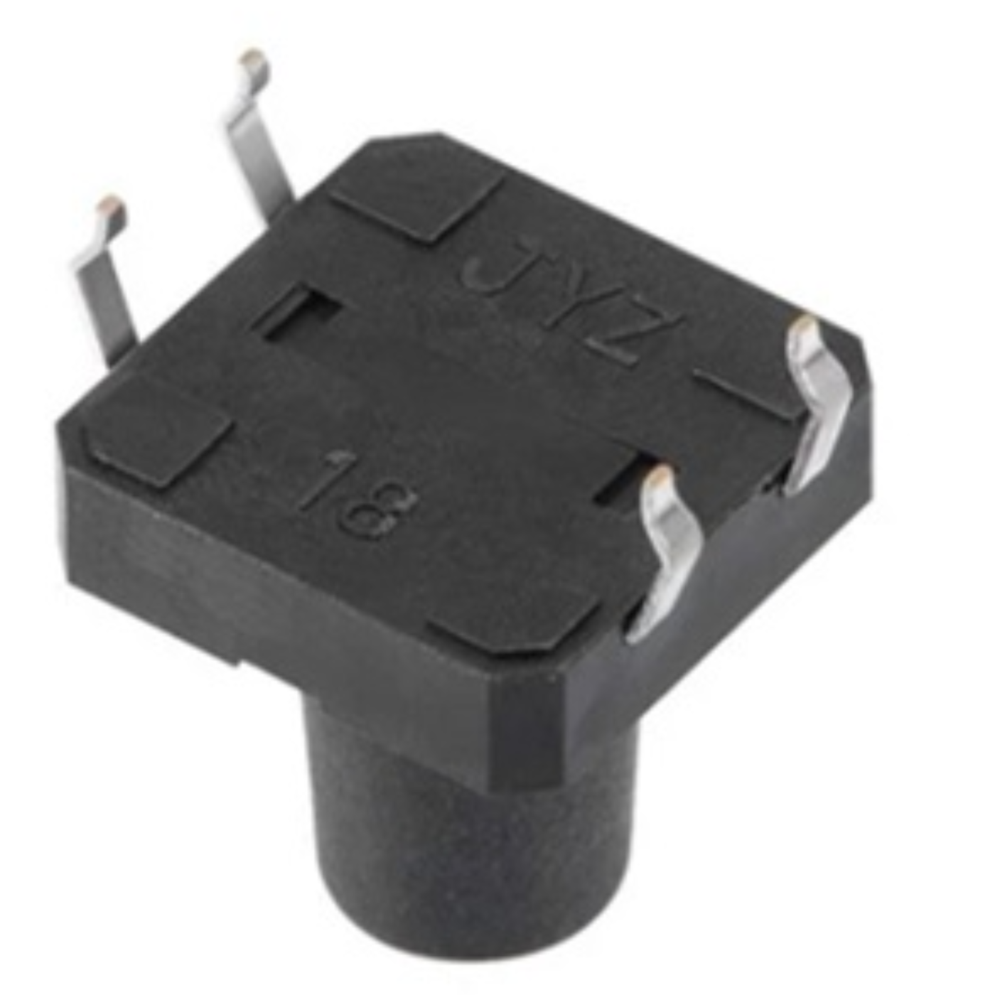 Tactile 4 Pin Push Button Switch 12X12X10mm (Pack of 5) -Electronic Components -Switches -Push Buttons -Robocraze