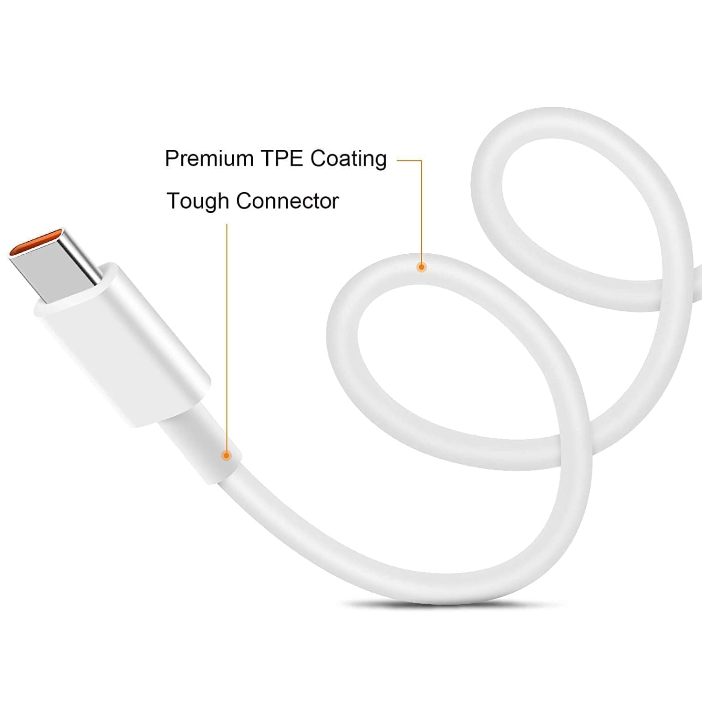 USB A To Type C Fast Charging High Speed Data Cable -Cables -USB Cables -Robocraze