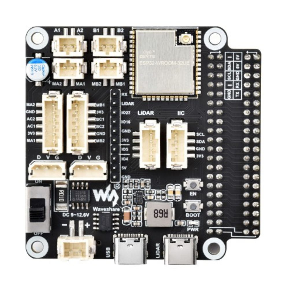 Waveshare ESP32-Based General Driver board for Robots supports Wi-Fi & Bluetooth - Motors & Mechanical -Motor Drivers - Robocraze