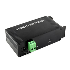 Waveshare Industrial 5-Port Gigabit Ethernet Switch – 10/100/1000Mbps Full-Duplex, DIN Rail Mount -Cables -Ethernet -Robocraze