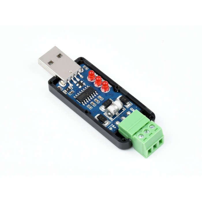 Waveshare Industrial USB TO RS485 Bidirectional Converter with Onboard Original CH343G -Development Boards -Development Board Accessories -Robocraze